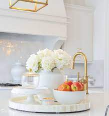 Ideas For Kitchen Counter Styling Decor Gold Designs Kitchen Countertop Decor Kitchen Counter Decor Counter Decor