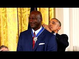 Someone give this man a medal by thescareface more memes. Barack Obama Makes Michael Jordan Cry After Joking He Is More Than Just A Meme At White House Ceremony The Independent The Independent