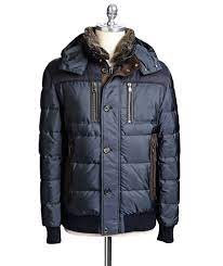 Down Filled Jacket Paul Shark Mens Black Jacket Jackets