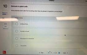 So if the external solution becomes more dilute, or hypotonic, water will move into the cell until it balances the internal and external concentration. Osmosis In Plant Cells What Prevents Plant Cells From Chegg Com