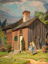 Smith Gladys Nelson American Gallery Classic Paintings Painting Building Art