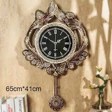 Some of the metal casting techniques that are currently used in india has been around for over 4000 years. Peacock Wall Clock Pendulum Vintage Decorative Resin Living Room