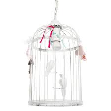 Suspension Cage A Oiseaux En Metal Blanc H 38 Cm Cage Oiseaux Cage Et Oiseaux