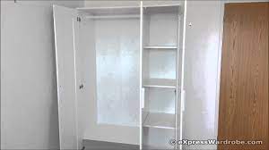 Ikea apelund 3 door (inc 1 mirror door) wardrobe design. Ikea Brimnes 3 Door Wardrobe Design Youtube