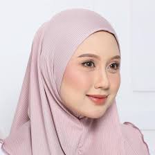 TUDUNG SARUNG LAYLA COTTON PLEATED RIBBED PLAIN BAWAL IRONLESS JALUR BESAR  AWNING TANPA TULANG BOLEH LIPAT Anti Tembam