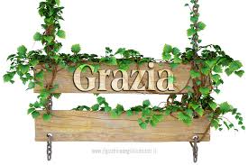 Me l'ha mandato la mia mammina oggi è il mio onomastico. Grazia Significato Origine E Onomastico Del Nome Grazia
