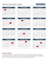 En la ciudad de barcelona, el calendario laboral del próximo año tendrá 14 días festivos. Calendario Laboral Malaga 2020 Para Imprimir Calendario 2019