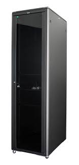 42U DATA CABINET GLASS DOOR