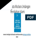 Clysia fictris ayu amitri binti sudarisman. Undangan Pernikahan Islami Word