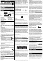 Installation and operating instructions tx500e programmable thermostat warning: Lux Tx500e Manual