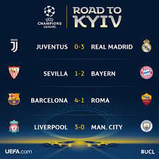 Follow all the action with bein sports. Uefa Champions League On Twitter Ucl Quarter Final First Legs All Wrapped Up Most Likely Pair To Be In The Uclfinal
