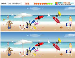 Encuentra Las Diferencias En Estas Imagenes De Playa Http Mundobanana Com Beach Find 10 Differences 10007084 Html Atividades