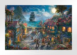 Free shipping on orders over $25 shipped by amazon. The Pirates Of The Caribbean Art Print By Thomas Kinkade Studios Sideshow Fine Art Prints
