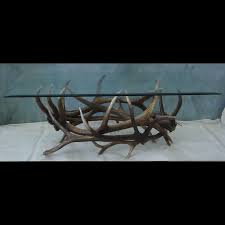 Resin antler hook can be hung alone or with similar items. Elk Antler Coffee Table Real Antler Chandeliers