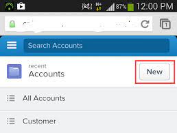 New Button Does Not Appear On The List View In Salesforce1 Salesforce Stack Exchange