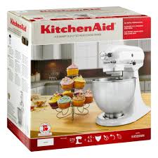 Kitchenaid își rezervă dreptul de a aplica unele condiții specifice pentru anumite produse. Kitchenaid Classic Series 4 5 Quart Tilt Head White Stand Mixer Walmart Com Walmart Com