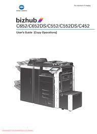 Overview of all office printers & photocopiers of konica minolta. Konica Minolta Bizhub C652 User Manual Pdf Download Manualslib