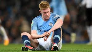 The belgian midfielder missed city's last two games with the injury but was pictured back in training on monday and should be ready and available for the trip to crystal palace on sunday. Premier League News Man City S Kevin De Bruyne Out Injured For Up To Six Weeks The Week Uk