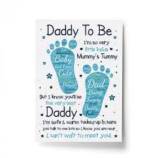 Father's day is quickly approaching, and before you go halfsies with your sibling on a gift card or say goodbye to overdone gifts and buy him something he'll *actually* use. Daddy To Be Gifts From Bump Fathers Day Gift Baby Shower Gifts