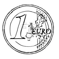 Das prägejahr der münzen kann aber bis 1999 zurückgehen, also bis zu dem jahr, in dem die währung offiziell als buchgeld. 1 Euro Munze Zeichnung Fototapete Fototapeten Vereinfacht Grob Europa Myloview De
