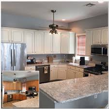 N Hance Refinishes All Different Types Of Cabinetry These Oak Cabinets From The 90s Look Like New Now That They Ve Wood Refinishing Refinishing Cabinets Home