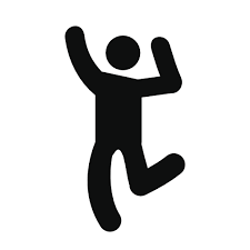 Dancing Human Silhouette Free Icon Typographic Logo Design Silhouette Free Icon
