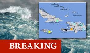 Meteorologists say there is no danger of a tsunami from this earthquake, but tsunami waves may reach one to three meters in places. 5bb6j8efpbdijm