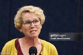 Co-Founder and CEO of MomsRising Kristin Rowe-Finkbeiner speaks... News  Photo