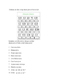 We did not find results for: Aksara Jawa Tugas