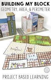 Building My Block Is A Project Based Learning Activity That Asks Students To Design Thei Project Based Learning Stem Activities Middle School Geometry Projects