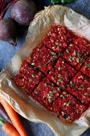 Savoury Beetroot Carrot And Oat Bake Gluten Free Vegan Nirvana Cakery Recipe Beetroot Recipes Beetroot Savory Vegan