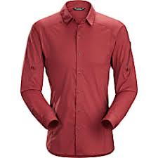 Arcteryx M Elaho Ls Shirt Pompeii Free Shipping Starts At