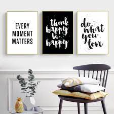 Maybe you would like to learn more about one of these? Inspirational Quote Canvas Posters Black White Canvas Prints Nordic Wall Art Painting Wall Pictures For Living Room Home Decor Picture For Living Room Wall Picturesart Painting Aliexpress