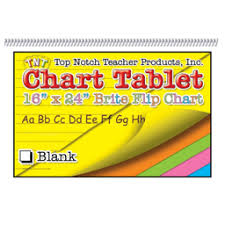 Top Notch Teacher Products Teaching Resources Top Notch Brite Chart Tablets Bd Of 3