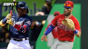 Philadelphia phillies tickets at the truist park in atlanta, ga for sep 29, 2021 07:20 pm at ticketmaster. In Spanish Atlanta Braves Vs Philadelphia Phillies Espn Deportes