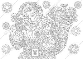 Coloring Page For Adults Digital Coloring Page Santa Claus Etsy In 2020 Santa Coloring Pages Christmas Coloring Pages Coloring Pages