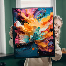 Tablou Canvas - Abstract Colors – The Print Studio