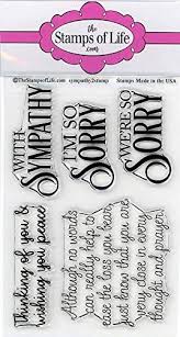 Discount prices on our craft supplies clearance items. Sympathy Stamps For Card Making And Scrapbooking Supplies By The Stamps Of Life Sympathy2stamp Amazon Co Uk Home Kitchen