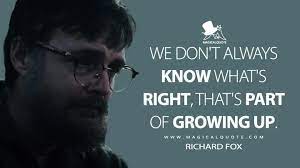 He joins a ragtag family of hybrids and humans searching to find answers behind the event. Richard Fox Quotes Magicalquote