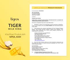 Kementerian kesehatan republik indonesia (kemenkes ri) jl h.r.rasuna said blok. Sijil Tigrox Tiger Milk King