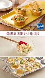 Chicken Pot Pie Crescent Cups Recipe Recipes Homemade Chicken Pot Pie Yummy Food