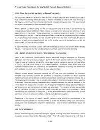 Chapter 6 Special Trackwork Track Design Handbook For Light Rail Transit Second Edition The National Academies Press