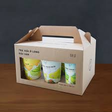 Hộp Quà Trà Sữa Tiện Lợi - Hộp 06 ly, 04 loại - Phela