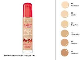 Bourjois Healthy Mix Foundation Shades Bourjois Healthy