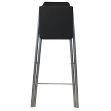 À la fois pratique et design. Tabouret Haut Pliant Noir Et Gris Chaise Pliante Et Empilable Banc Et Tabouret