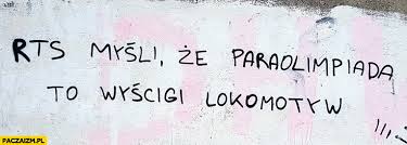 We did not find results for: Rts Mysli Ze Paraolimpiada To Wyscigi Lokomotyw Paczaizm Pl