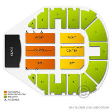 Santa Cruz Civic Auditorium 2019 Seating Chart