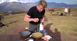 Gordon Ramsay Whips Up High Altitude Scrambled Eggs In Peru Digg Gordon Ramsay Ramsay Chef Gordon Ramsay