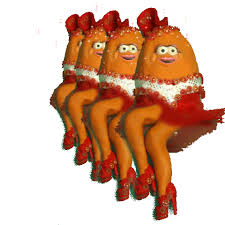 Fast food makes him happy and the szechuan. Dancing Chicken Nugget Gif