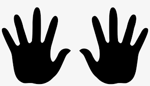 Download Handprints Black Silhouette Black And White Hand Print Clip Art Png Image Transparent Png Free Download On Seekpng